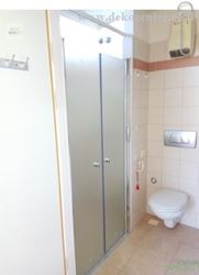 תמונה של מקלחון חזית 2 דלתות עד  130 ס"מ